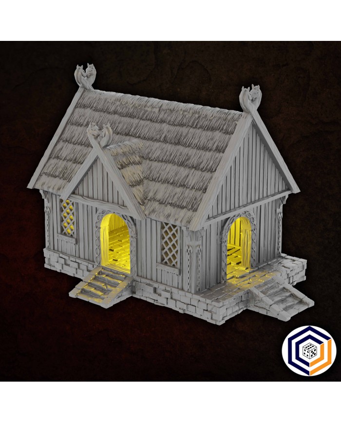 Hogar del Guerrero del Reino de Sajonia|Conquest Creations|Escenografía Reino de Sajonia