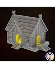 Hogar del Guerrero del Reino de Sajonia|Conquest Creations|Escenografía Reino de Sajonia