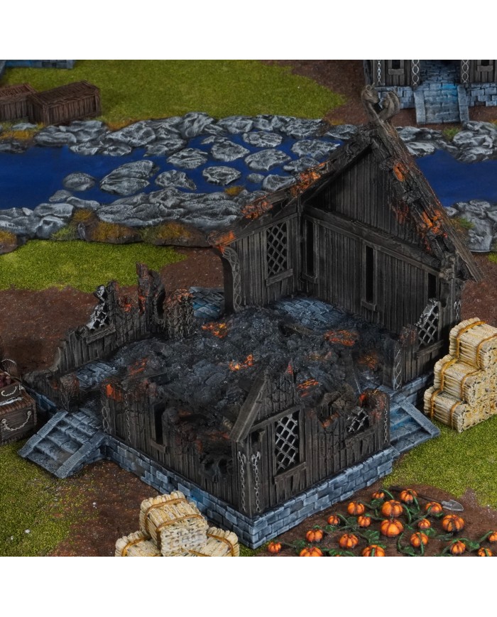 Ruinas de la Casa del Mercader del Reino de Sajonia|Conquest Creations|Las Ruinas de la Casa del Mercader es una pieza de escenografía ideal para cualquier amante de los juegos de miniaturas, especialmente si buscas ambientaciones históricas y medievales. Inspirada en la arquitectura tradicional del Reino de Sajonia , esta construcción aporta un toque auténtico y detallado a tus partidas.

Diseñada por Conquest Creations , esta escenografía destaca por su gran realismo y la facilidad con la que puede integrarse en cualquier mesa de juego.

Estas ruinas de la Casa del Mercader ha sido cuidadosamente elaborada para ofrecer una experiencia inmersiva. Sus paredes, techo y detalles están pensados para recrear la vida cotidiana en el Reino de Sajonia , lo que la convierte en una pieza versátil tanto para coleccionistas como para jugadores de wargames.

Además, es totalmente compatible con el popular sistema de juego MESBG (Middle-Earth Strategy Battle Game), por lo que puedes usarla para recrear batallas épicas o narrativas personalizadas.

Este artículo no es una casa de Rohan en Ruinas del juego MESBG y no esta apoyado ni respaldado de alguna forma por Games Workshop.

Casa de Rohan en Ruinas del juego MESBG puede adquirirse en warhammer.com 

En la Guerra de los Rohirrim era muy habitual encontrar alguna casa de Rohan en Ruinas

Ya sea que busques mejorar tu escenografía para torneos o simplemente darle vida a tu colección, las ruinas de la Casa del Mercader es una adición imprescindible.

Su diseño de alta calidad y la temática histórica del Reino de Sajonia harán que tus partidas cobren un realismo único.

Con Conquest Creations , la autenticidad y el detalle están garantizados.

Todos los elementos vienen sin pintar y se requiere montaje.

Inspeccionamos todos nuestros productos antes del envío, pero debido a la naturaleza de la impresión 3D, algunos objetos pueden requerir una limpieza antes de su uso.

Otras resoluciones de impresión (calidad de impresión) y escala (tamaño) están disponibles según se solicite.

Terrain And Minis es un impresor autorizado con licencia comercial de Conquest Creations
