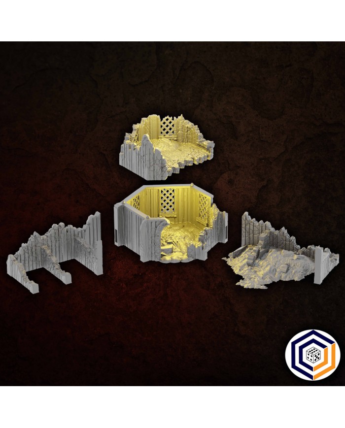 Kingdom of Saxonia - Stable Ruined|Conquest Creations|Kingdom of Saxonia Terrain