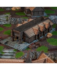 Kingdom of Saxonia - The Great Hall|Conquest Creations|The Great Hall is an ideal piece of terrrain for any miniatures gaming enthusiast, especially if you're looking for historical and medieval settings. Inspired by the traditional architecture of the Kingdom of Saxonia , this construction brings an authentic and detailed touch to your games.

Designed by Conquest Creations , this terrain stands out for its great realism and the ease with which it can be integrated into any gaming table.

This Great Hall has been carefully crafted to offer an immersive experience. Its walls, roof, and details are designed to recreate daily life in the Kingdom of Saxonia , making it a versatile piece for both collectors and wargamers.

In addition, it is fully compatible with the popular MESBG (Middle-Earth Strategy Battle Game) gaming system, so you can use it to recreate epic battles or custom narratives.

This article is not a Rohan Great Hall from the MESBG game and is not supported or endorsed in any way by Games Workshop.

Rohan Great Hall and other Rohan Terrain for MESBG can be purchased at warhammer.com 

A Rohirrim came to see his King in the Rohan Great Hall

Whether you're looking to enhance your tournament scenery or simply liven up your collection, The Great Hall is a must-have addition.

Its high-quality design and historical theme of the Kingdom of Saxonia will give your games a unique sense of realism.

With Conquest Creations , authenticity and detail are guaranteed.

All elements come unpainted and assembly is required.

We inspect all our products before shipping, but due to the nature of 3D printing, some objects may require cleaning before use.

Other print resolutions (print quality) and scales (size) are available upon request.

Terrain And Minis is an authorized commercially licensed printer of Conquest Creations
