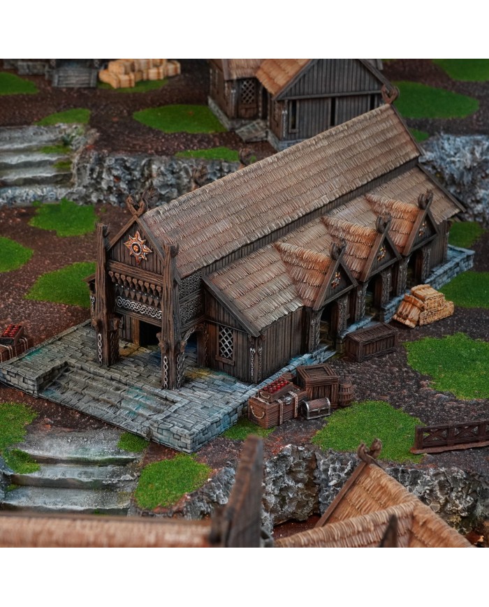 Kingdom of Saxonia - The Great Hall|Conquest Creations|Kingdom of Saxonia Terrain