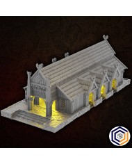 Kingdom of Saxonia - The Great Hall|Conquest Creations|Kingdom of Saxonia Terrain