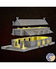 Kingdom of Saxonia - The Great Hall|Conquest Creations|Kingdom of Saxonia Terrain