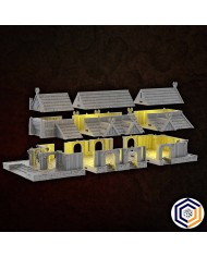 Kingdom of Saxonia - The Great Hall|Conquest Creations|Kingdom of Saxonia Terrain