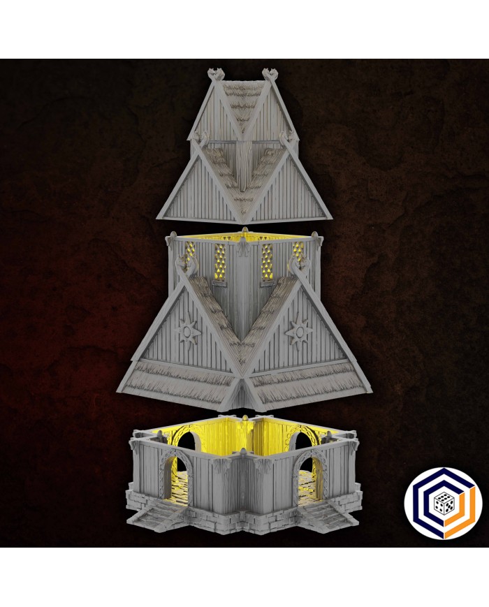 Kingdom of Saxonia - Barracks|Conquest Creations|Kingdom of Saxonia Terrain