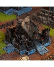 Kingdom of Saxonia - Barracks Ruined|Conquest Creations|Kingdom of Saxonia Terrain