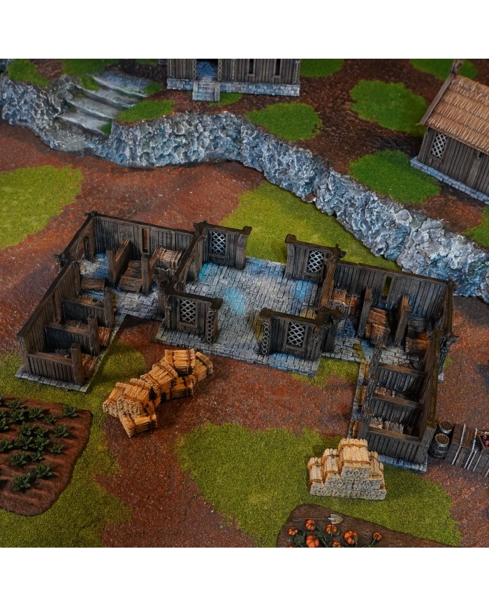 Establos Reales del Reino de Sajonia|Conquest Creations|Escenografía Reino de Sajonia