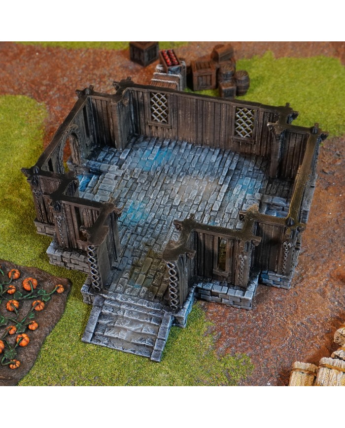 Salón de Hidromiel del Reino de Sajonia|Conquest Creations|Escenografía Reino de Sajonia