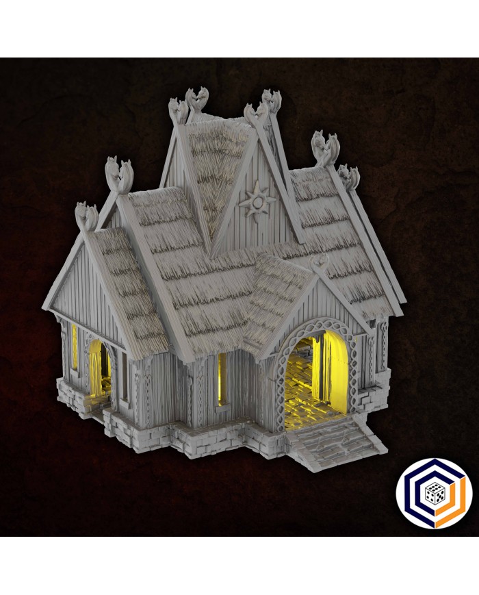 Salón de Hidromiel del Reino de Sajonia|Conquest Creations|Escenografía Reino de Sajonia