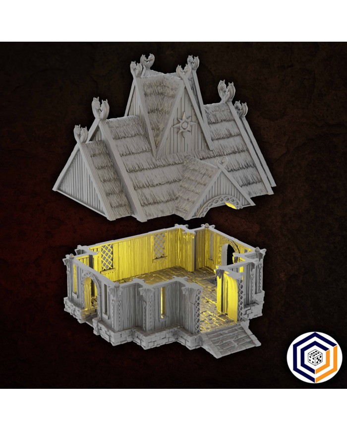 Salón de Hidromiel del Reino de Sajonia|Conquest Creations|Escenografía Reino de Sajonia