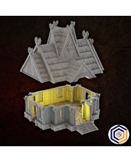 Salón de Hidromiel del Reino de Sajonia|Conquest Creations|Escenografía Reino de Sajonia