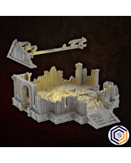 Kingdom of Saxonia - Mead Hall Ruined|Conquest Creations|Kingdom of Saxonia Terrain