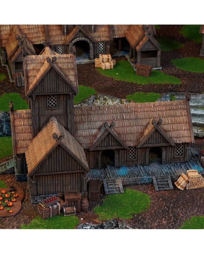 Posada del Reino de Sajonia|Conquest Creations|La Posada es una pieza de escenografía ideal para cualquier amante de los juegos de miniaturas, especialmente si buscas ambientaciones históricas y medievales. Inspirada en la arquitectura tradicional del Reino de Sajonia , esta construcción aporta un toque auténtico y detallado a tus partidas.

Diseñada por Conquest Creations , esta escenografía destaca por su gran realismo y la facilidad con la que puede integrarse en cualquier mesa de juego.

Esta Posada ha sido cuidadosamente elaborado para ofrecer una experiencia inmersiva. Sus paredes, techo y detalles están pensados para recrear la vida cotidiana en el Reino de Sajonia , lo que la convierte en una pieza versátil tanto para coleccionistas como para jugadores de wargames.

Además, es totalmente compatible con el popular sistema de juego MESBG (Middle-Earth Strategy Battle Game), por lo que puedes usarla para recrear batallas épicas o narrativas personalizadas.

Este artículo no es una Posada de Rohan del juego MESBG y no esta apoyado ni respaldado de alguna forma por Games Workshop.

Posada de Rohan y otra escenografia de Rohan para el juego MESBG puede adquirirse en warhammer.com 

Los Rohirrim descansaban después de un largo viaje en una confortable Posada de Rohan , hecha de madera y con gran robustez.

Ya sea que busques mejorar tu escenografía para torneos o simplemente darle vida a tu colección, la Posada es una adición imprescindible.

Su diseño de alta calidad y la temática histórica del Reino de Sajonia harán que tus partidas cobren un realismo único.

Con Conquest Creations , la autenticidad y el detalle están garantizados.

Todos los elementos vienen sin pintar y se requiere montaje.

Inspeccionamos todos nuestros productos antes del envío, pero debido a la naturaleza de la impresión 3D, algunos objetos pueden requerir una limpieza antes de su uso.

Otras resoluciones de impresión (calidad de impresión) y escala (tamaño) están disponibles según se solicite.

Terrain And Minis es un impresor autorizado con licencia comercial de Conquest Creations