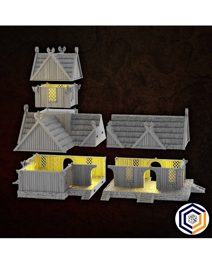 Posada del Reino de Sajonia|Conquest Creations|Escenografía Reino de Sajonia