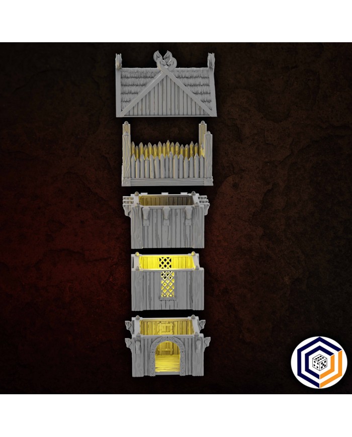 Kingdom of Saxonia - Watchtower|Conquest Creations|Kingdom of Saxonia Terrain