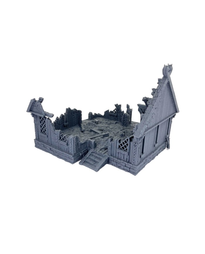 Ruinas de la Casa del Mercader del Reino de Sajonia|Conquest Creations|Escenografía Reino de Sajonia
