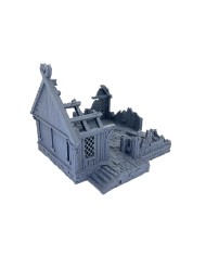 Kingdom of Saxonia - The Merchant's House Ruined|Conquest Creations|Kingdom of Saxonia Terrain