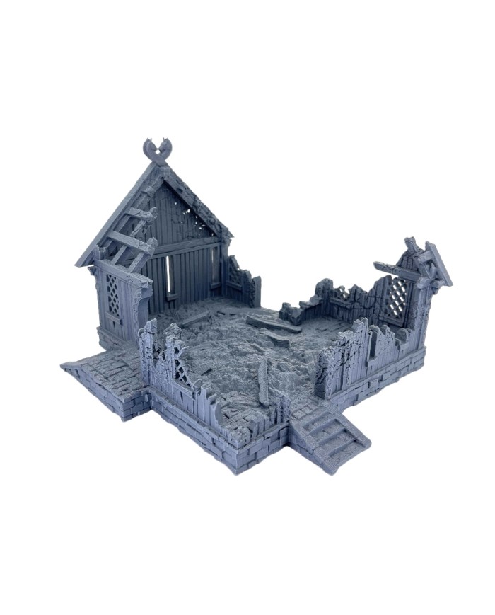Ruinas de la Casa del Mercader del Reino de Sajonia|Conquest Creations|Escenografía Reino de Sajonia