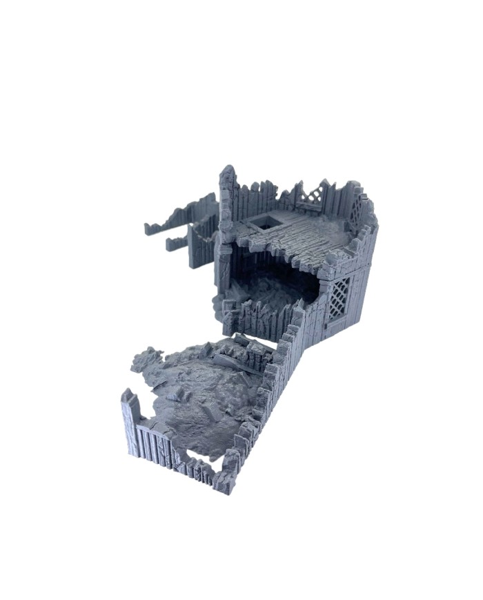 Kingdom of Saxonia - Stable Ruined|Conquest Creations|Kingdom of Saxonia Terrain