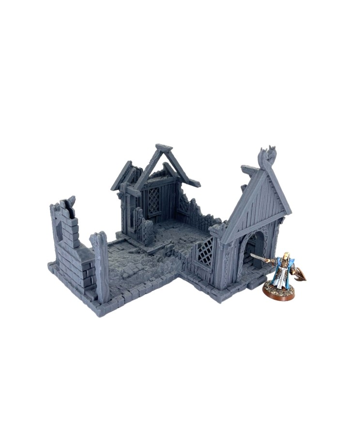 Ruinas de la Herrería del Reino de Sajonia|Conquest Creations|Escenografía Reino de Sajonia