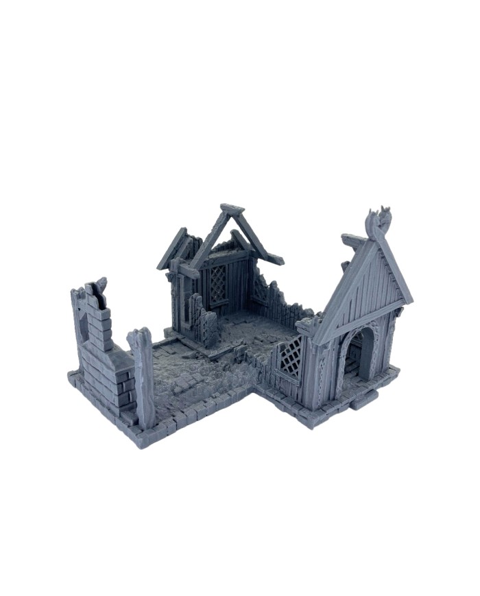 Ruinas de la Herrería del Reino de Sajonia|Conquest Creations|Escenografía Reino de Sajonia