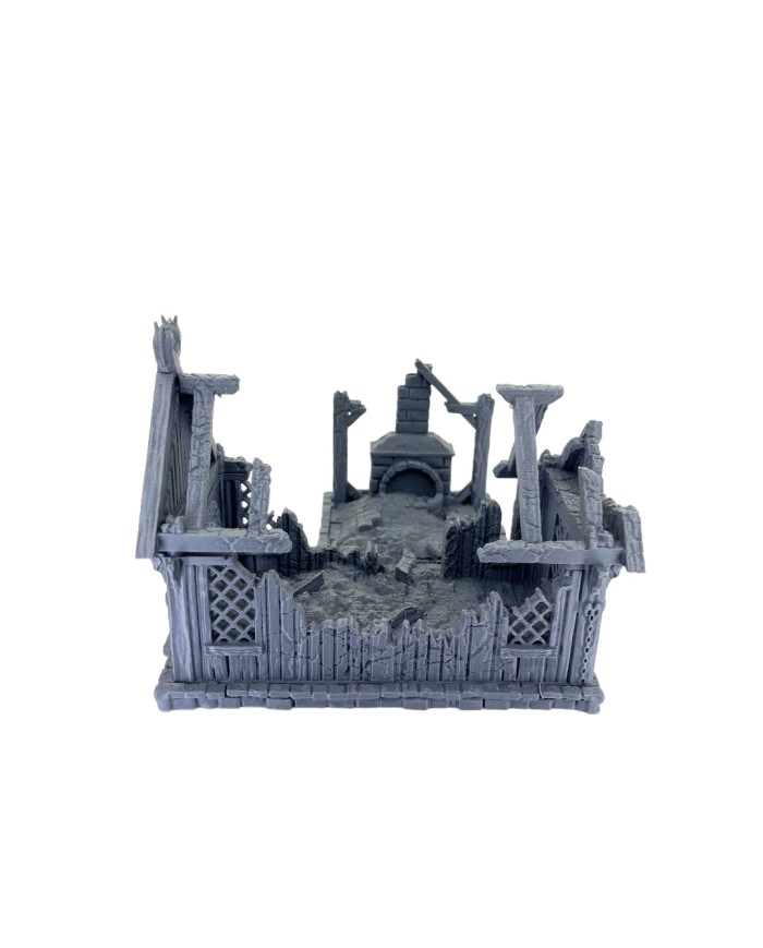 Kingdom of Saxonia - Blacksmith Ruined|Conquest Creations|Kingdom of Saxonia Terrain