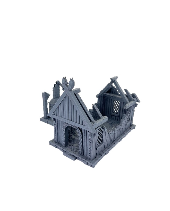Kingdom of Saxonia - Blacksmith Ruined|Conquest Creations|Kingdom of Saxonia Terrain