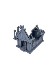Kingdom of Saxonia - Blacksmith Ruined|Conquest Creations|Kingdom of Saxonia Terrain