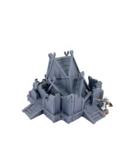 Kingdom of Saxonia - Barracks Ruined|Conquest Creations|Kingdom of Saxonia Terrain