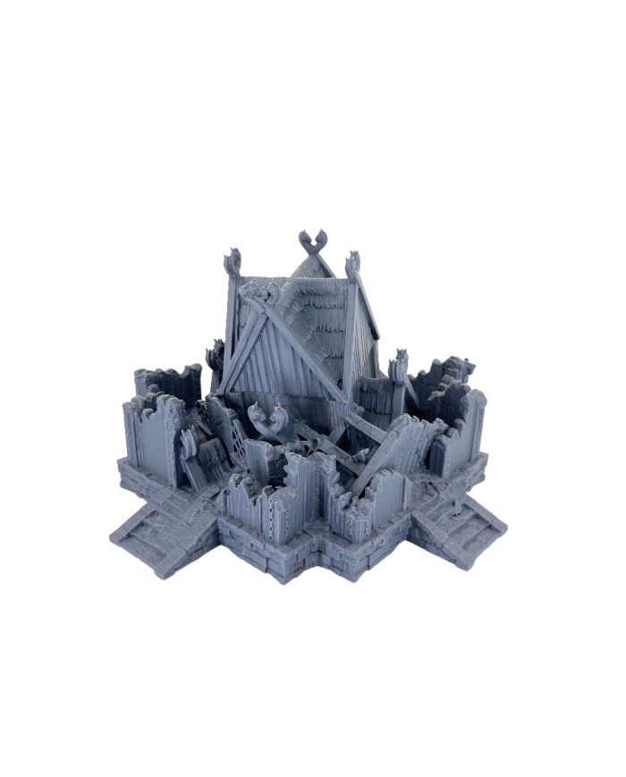 Kingdom of Saxonia - Barracks Ruined|Conquest Creations|Kingdom of Saxonia Terrain