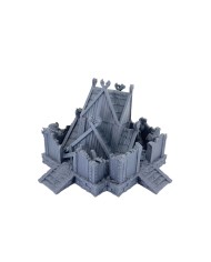 Kingdom of Saxonia - Barracks Ruined|Conquest Creations|Kingdom of Saxonia Terrain