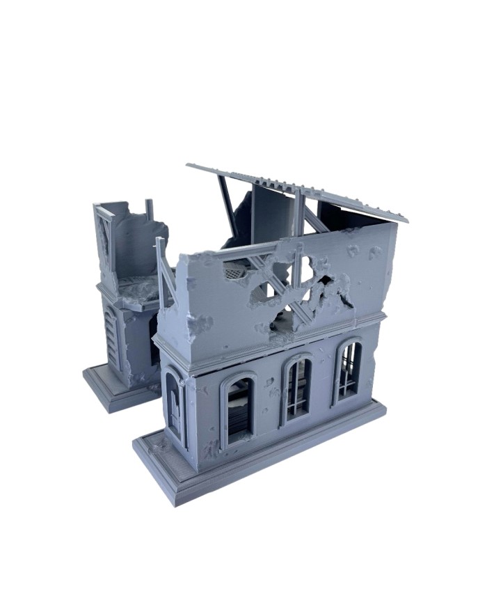 Two-Story Apocalyptic Ruin|Loot Games|Apocalyptic Ruins