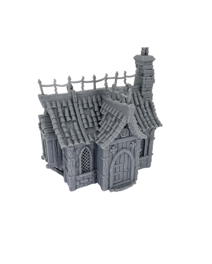 Latchkey Row Building of Hexengarde City|Tired World Studio|Mordheim Terrain