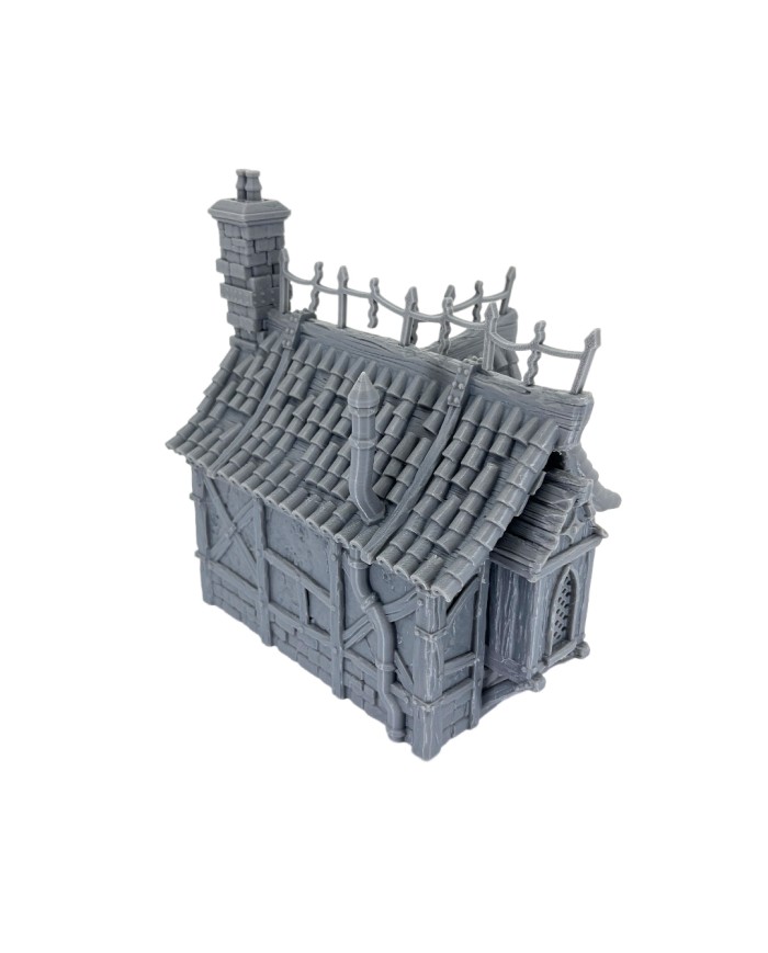 Edificio de la Fila del Llavín de Hexengarde|Tired World Studio|Escenografia Mordheim