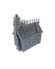 Hexengarde City - Latchkey Row|Tired World Studio|Fantasy Terrain