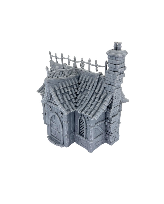 Edificio de la Fila del Llavín de Hexengarde|Tired World Studio|Escenografia Mordheim