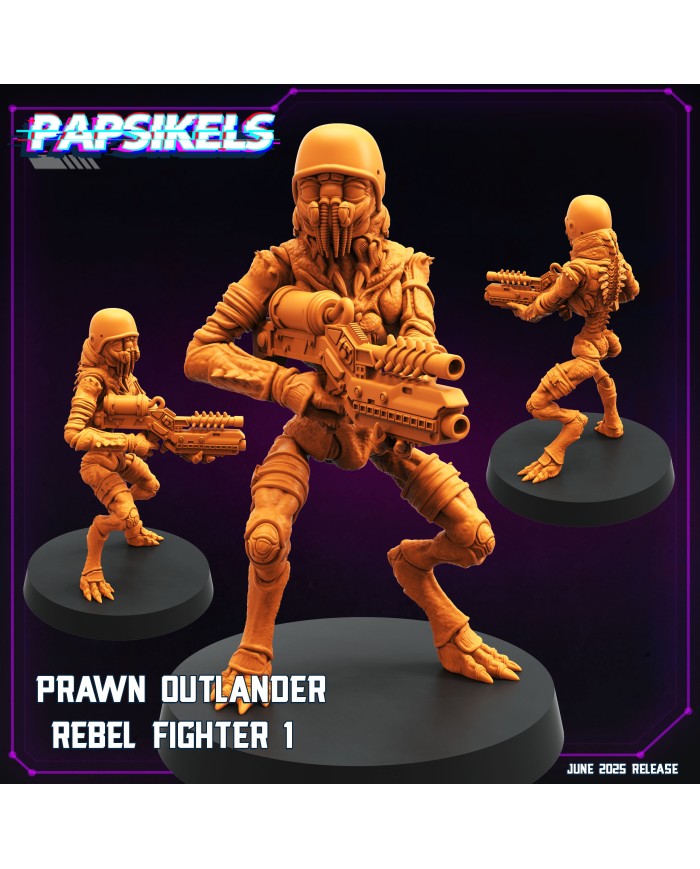 Gamba Guerrera Forastera Rebelde - A|Papsikels Miniatures|Miniaturas District 9