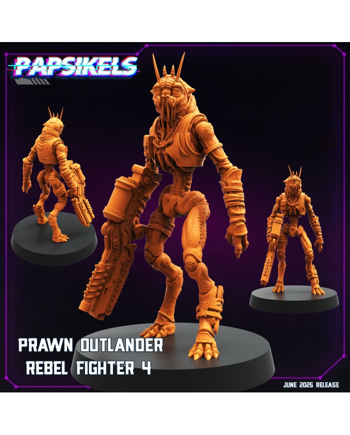 Gamba Guerrera Forastera Rebelde - D|Papsikels Miniatures|Miniaturas District 9