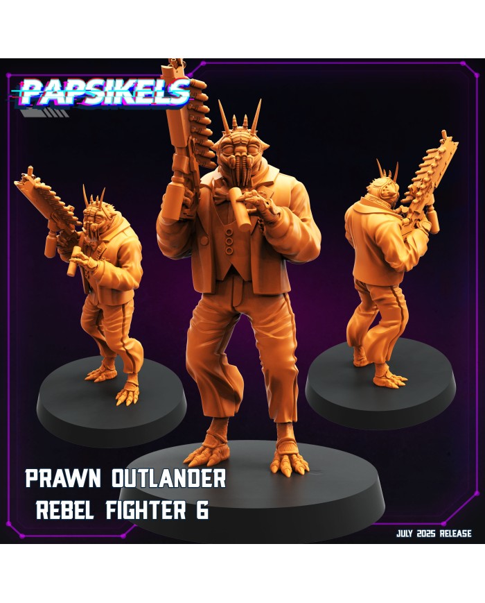 Gamba Guerrera Forastera Rebelde - F|Papsikels Miniatures|Miniaturas District 9