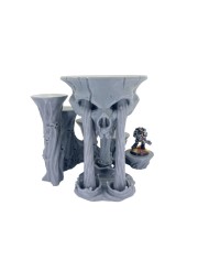 Demon Gate - Skull Blood Platform with Stairs|Forbidden Prints|Demonic Terrain