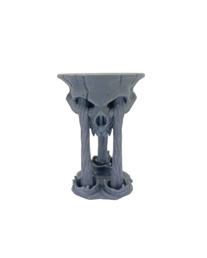 Plataforma de Calavera Sangrienta con Escaleras Dobles|Forbidden Prints|Escenografía Demoniaca