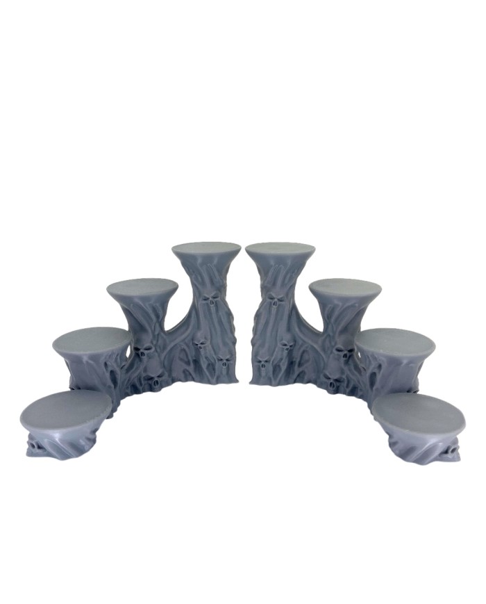 Demon Gate - Skull Blood Platform with Double Stairs|Forbidden Prints|Demonic Terrain