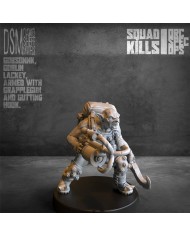 Gobsonnk from Orc Spec Ops Squad|David Sheff Models|Introducing the goblib Gobsonnk from Orc Spec Ops Squad , a meticulously crafted miniature designed by the renowned David Sheff Models .

This high-quality resin figure is perfect for hobbyists and gamers alike. The goblin Gobsonnk comes in a single unpainted miniature, allowing you to unleash your creativity and paint it to match your unique style. Please note that assembly may be required upon receipt, making it a great project for model enthusiasts.
Available in two scales, the goblin Gobsonnk is offered in 28mm and heroic 28mm. The heroic 28mm scale corresponds to an approximate height of 30mm/31mm, ensuring compatibility with other figures and scenery in the 32mm scale. This versatility makes the Gobsonnk from Orc Spec Ops Squad an excellent addition to your tabletop games and dioramas.
Crafted with high-resolution detail and made from premium quality resin, the goblin Gobsonnk captures every intricate design element envisioned by David Sheff Models

Whether you're a seasoned painter or a newcomer to the hobby, this miniature is a fantastic choice for enhancing your collection. Don’t miss the chance to add the Gobsonnk from Orc Spec Ops Squad to your lineup today!

Discover more miniatures from David Sheff Models here and more sci-fi orc miniatures here.