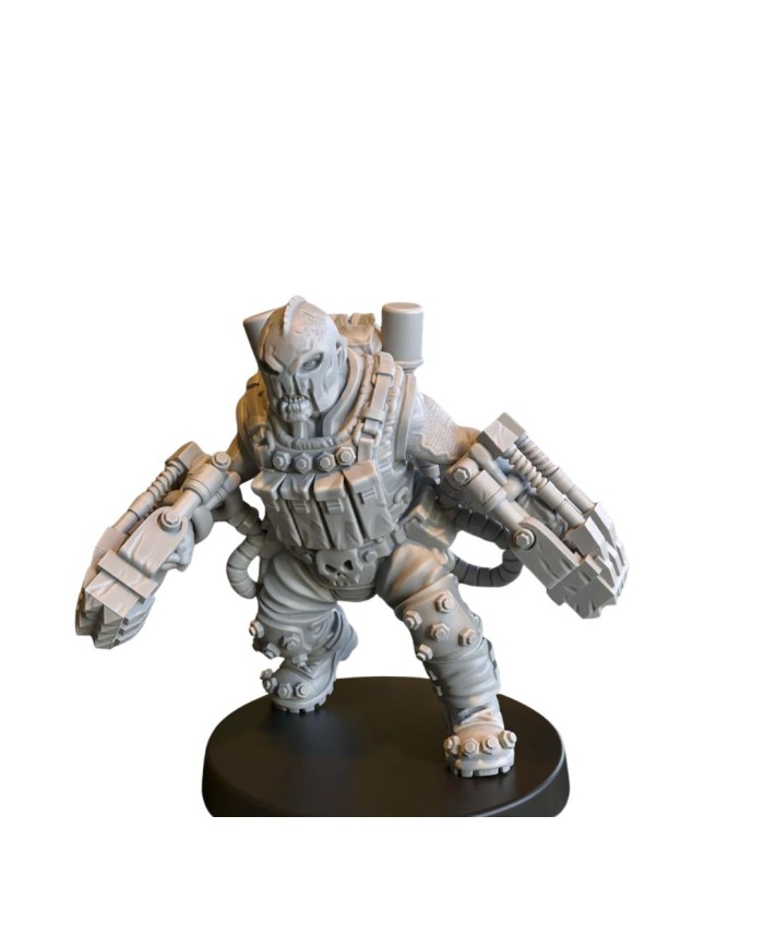 Knuukk from Orc Spec Ops Squad|David Sheff Models|SciFi Orc Miniatures