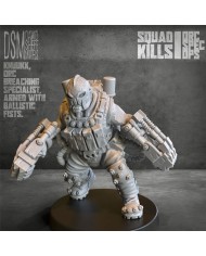 Knuukk from Orc Spec Ops Squad|David Sheff Models|Discover Knuukk, the breaching specialist who will transform your battles on the game field!

A figure designed by the talented David Sheff Models.

This impressive miniature is crafted for wargaming enthusiasts and collectors looking to add a unique touch to their armies.

Product Features:


Unpainted miniature: Knuukk comes unpainted, allowing you to unleash your creativity and customize his look according to your style and preferences.


Assembly required: Keep in mind that this miniature may require assembly before you can dive into the game. Perfect for those who enjoy the building process.


Available scales: Knuukk is offered in two scales: 28mm and heroic 28mm. The heroic scale, equivalent to approximately 30mm/31mm, is ideal for combining with other figures and scenery in 32mm scale, ensuring visual consistency in your collection.


Unique weapon: Equipped with ballistic fists, Knuukk is not only an expert at breaching but also ready to face any opponent on the battlefield with formidable skill.



Ideal for:


Collectors: Expand your collection with a miniature that stands out for its design and customization potential.


Wargamers: Knuukk is the perfect addition to your armies, offering both in-game functionality and an impressive presence on the tabletop.



Why choose Knuukk?

He’s not just a miniature—he’s a statement in every match. With his rugged aesthetics and special weaponry, Knuukk will become a cornerstone of your strategies and a favorite among your fellow players. Don’t wait any longer—add Knuukk to your cart and take your battles to the next level!

Discover more miniatures from David Sheff Models here and more sci-fi orc miniatures here.