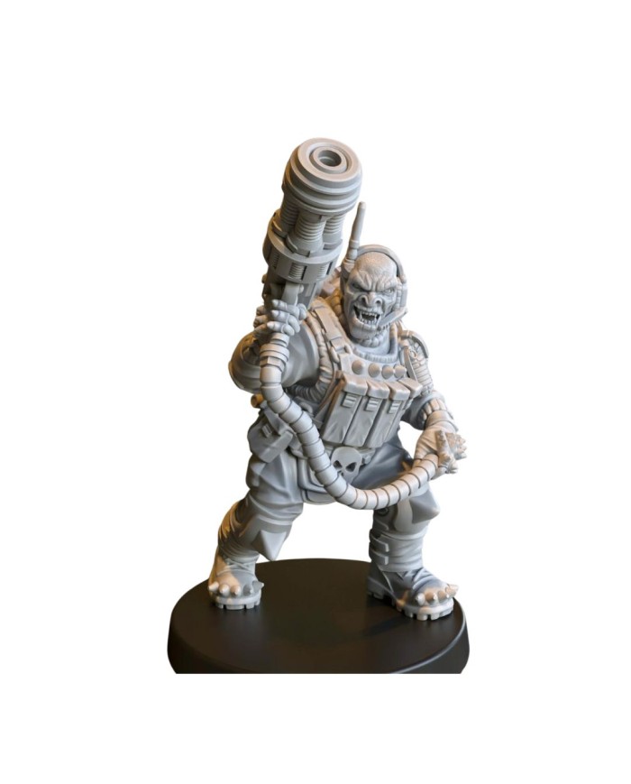 Extuukra from Orc Spec Ops Squad|David Sheff Models|SciFi Orc Miniatures