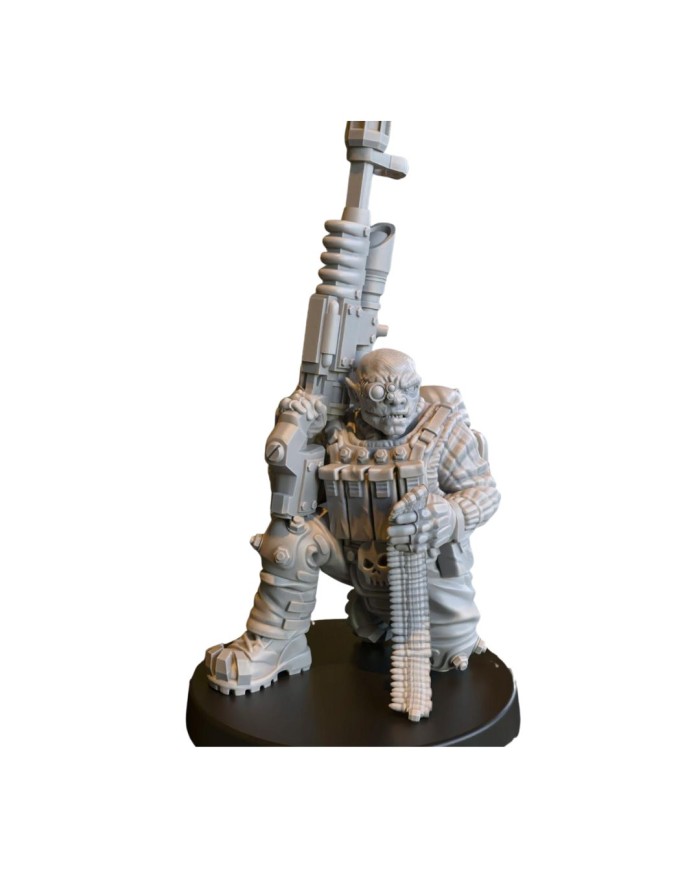 Blagguzk from Orc Spec Ops Squad|David Sheff Models|SciFi Orc Miniatures