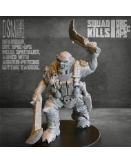 Draugour from Orc Spec Ops Squad|David Sheff Models|Meet Draugour , an orc close combat specialist armed with ripper swords, perfect for adding strength and brutality to your wargaming armies and enriching any miniature collection.

This figure is part of the Orc Spec-Ops collection designed by David Sheff Models , and it is crafted in high-quality, high-resolution resin, ensuring superior detail and exceptional durability.

Product Specifications


Includes one miniature


Unpainted miniature: ready for you to customize with your own painting style.


Assembly required: may need simple assembly before use on the battlefield.


Available scales:


28mm


Heroic 28mm (equivalent to 30mm/31mm)The heroic scale is compatible with other miniatures and scenery in 32mm scale, ensuring visual consistency across your collection.




Key Features


Premium material: made from high-quality resin with superior resolution, ideal for highlighting even the finest details.


Exclusive design: part of the Orc Spec-Ops collection by David Sheff Models, capturing the ferocity and power of an orc in close combat.


Versatile use: perfect for fantasy and sci-fi wargames, as well as for collectors seeking unique, high-end miniatures.


Why Choose Draugour ?
Draugour is more than just a miniature—he’s a fierce warrior that will bring character and power to your battles. With his ripper swords and detailed design, he will stand out as a centerpiece in your army and a highlight of your collection.

Get Draugour today and take your battles to the next level!

Discover more miniatures from David Sheff Models here and more sci-fi orc miniatures here.