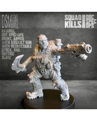 Haarku from Orc Spec Ops Squad|David Sheff Models|Meet Haarku, an orc combat specialist armed with a ripper sword and an assault pistol, perfect for strengthening your wargaming armies and expanding your miniature collection.

This figure is part of the Orc Spec-Ops collection designed by David Sheff Models , and it is made from high-quality, high-resolution resin, ensuring exceptional durability and crisp detail.
Product Specifications


Includes one miniature


Unpainted miniature: ready for you to paint and personalize in your own style.


Assembly required: may need simple assembly before use on the battlefield.


Available scales:


28mm


Heroic 28mm (equivalent to 30mm/31mm)The heroic scale is compatible with other miniatures and scenery in 32mm scale, ensuring visual consistency across your army and collection.




Key Features


Premium material: crafted in high-quality resin with superior resolution, highlighting even the finest details.


Exclusive design: part of the Orc Spec-Ops collection by David Sheff Models, showcasing the raw brutality and strength of an orc warrior.


Versatile use: ideal for fantasy and sci-fi wargames, or as a unique, high-quality piece for collectors.


Why Choose Haarku ?
Haarku is more than just a miniature—he’s a formidable fighter that will bring power and character to your collection. Armed with his ripper sword and assault pistol, he will stand out both on the battlefield and in your display case.

Add Haarku to your army today and take your battles to the next level!

Discover more miniatures from David Sheff Models here and more sci-fi orc miniatures here.